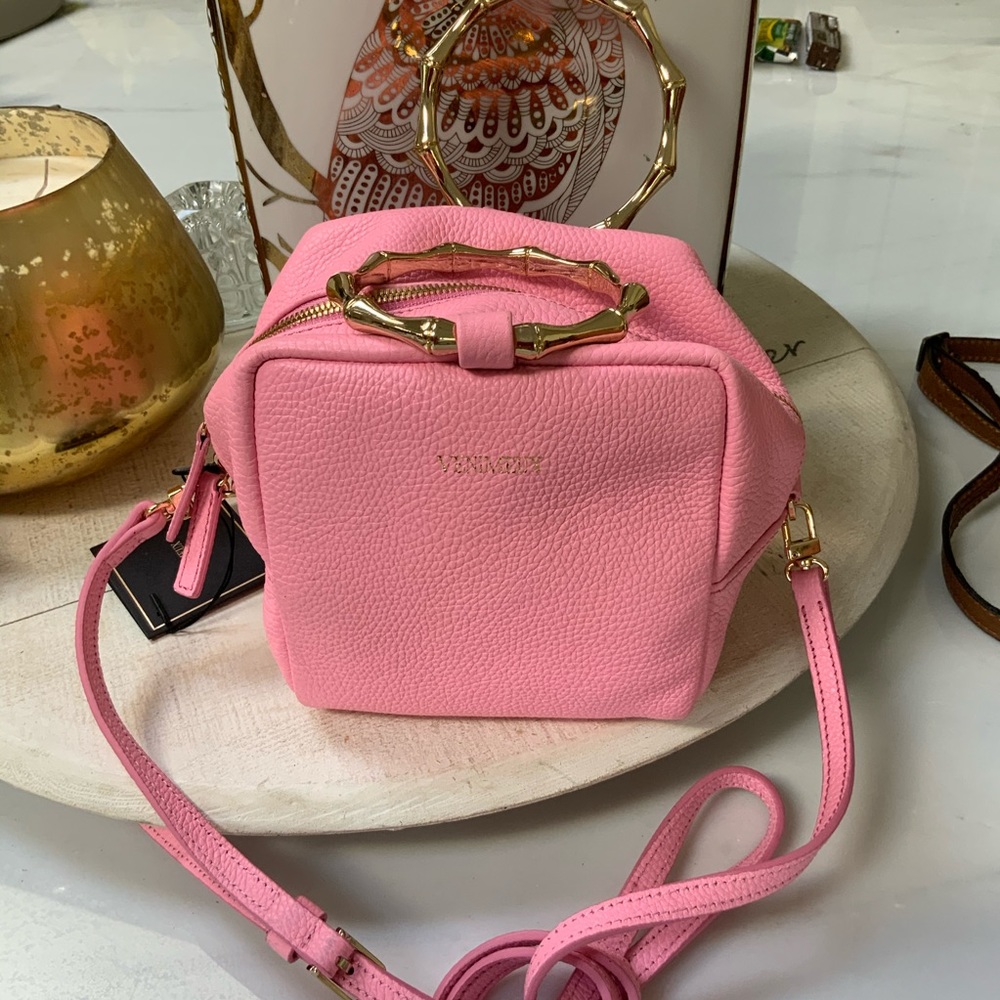 Venimeux leather shoulder / clutch bag